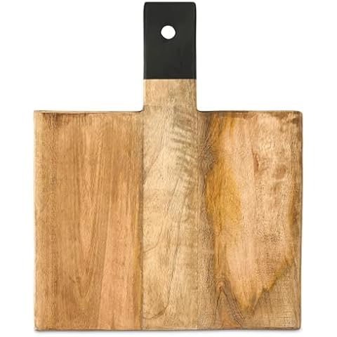 Bravich Mango Wood Chopping Board with Handle Cover