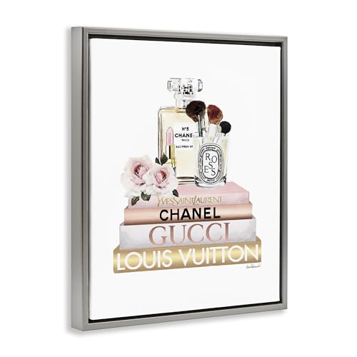 Image of Glam Cosmetics Fashion Books, 24 x 30 Inch Canvas in Floater Frame