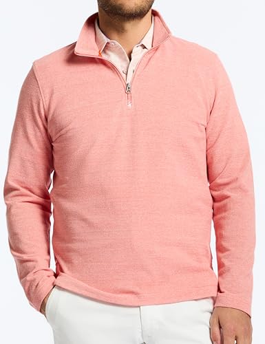 Robert Graham Men’s Hobson Lightweight Long-Sleeve 1/4-Zip Pullover Sweater2