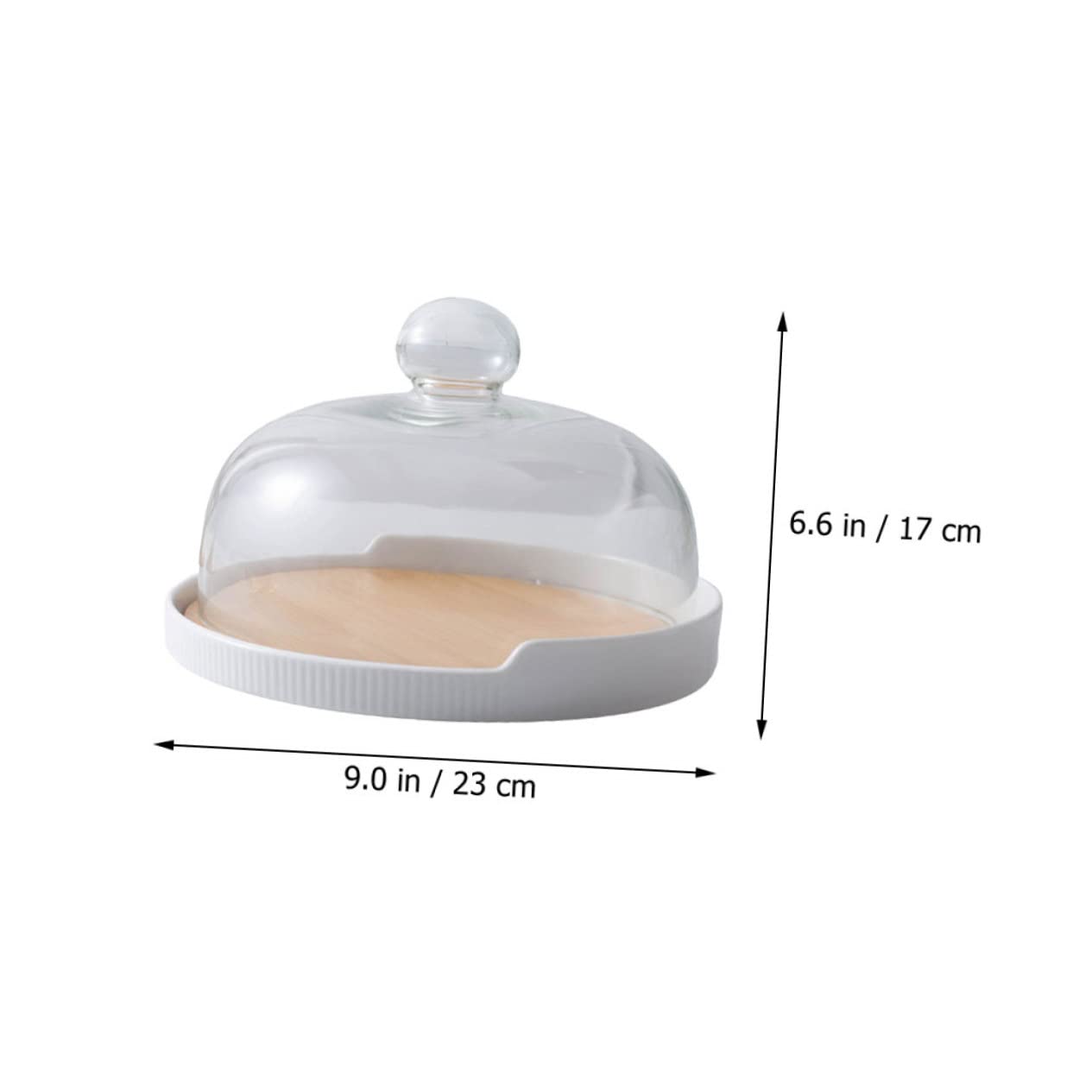 Alipis Elegante Vassoio Per Torte in Con Vassoio in Legno Ideale Per La Cottura E Per Uso Decorativo