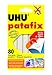 UHU 39125 - Pack de 80 masillas adhesivas, color blanco