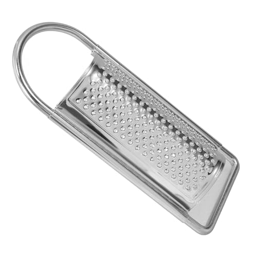 VOSAREA Stainless Steel Multifunctional Cheese Grater Ergonomic Handheld Grating Tool for Cheese Vegetables and More Lightweight Portable for Camping Picnics and Everyday Use