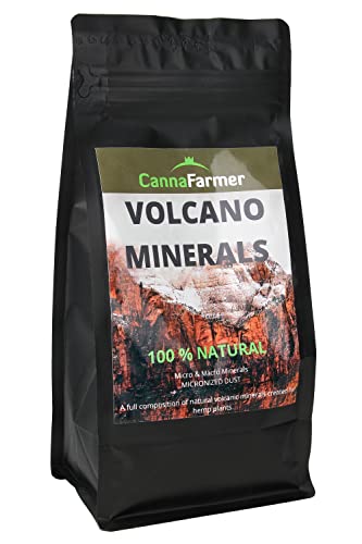Volcano Minerals 1 kg Dünger für den Hanfanbau im Boden, eine Zusammensetzung aller vulkanischen Mineralien, die für den natürlichen Hanfanbau benötigt werden Cover
