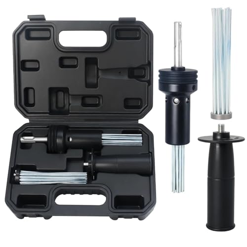 ACFAN Needle Scaler SDS Plus Attachment for Rotary Hammer Drill,18Prong Electric Needle Scaler Converter,Air Needle Scaler Alternative,Needle Gun Rust Removal,Weld Clean,Paint Strip,Concrete Scabbling