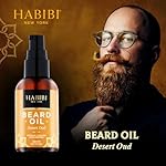 HABIBI Desert Oud Beard Oil (2.0 Fl. Oz) Naturally Derived Scented Beard Oil For Men, Beard Growth Oil, and Beard Care Essentials – Hydrates, Nourishes, and Promotes Healthy Beard Growth, Made in USA - Image 3