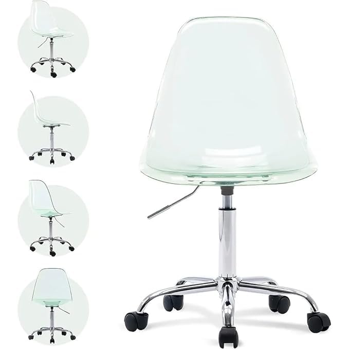 Blurism Modern Simple Transparent Chair Designer Acrylic Clear