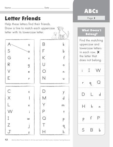 Week-by-Week Phonics Packets: 30 Independent Practice Packets That Help Children Learn Key Phonics Skills and Set the Stage for Reading Success - Image 6