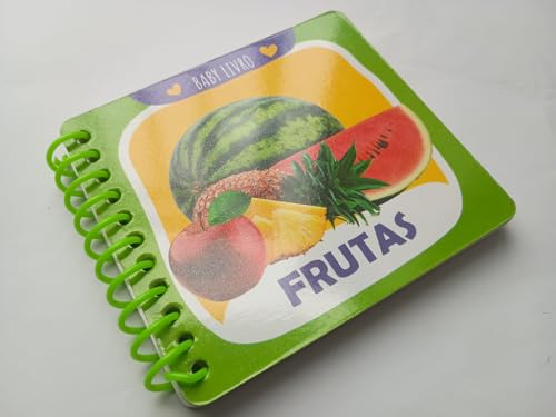 Livro Bebê Frutas Educativo Cartonado Resistente Imagens Reais Primeiras Descobertas Minha Primeira Palavra Vocabulário Infantil