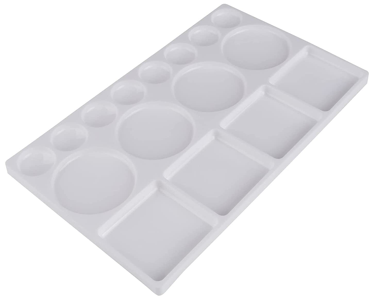 Amazon Brand – Umi 16 Well Rectangle Plastic Painting Palette