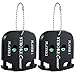 Uniclife Lot de 2 Mini Compteurs de Coups de Balle de Golf Avec Porte-Clés Pour Jeu de Golf Portable À 2 Chiffres Pour Sports de Plein Air