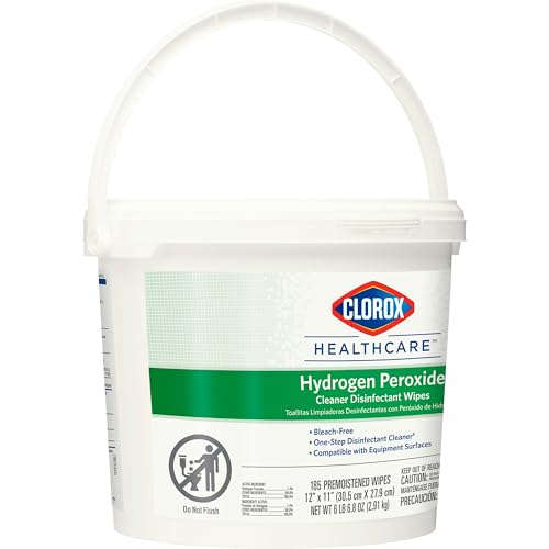 Clorox Healthcare Hydrogen Peroxide Disinfectant Wipes, 12"x11", 185 Ct. - image 8