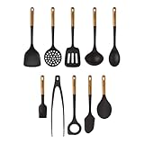 STAUB 40503-120 Matte Black 10 Piece Utensil Set