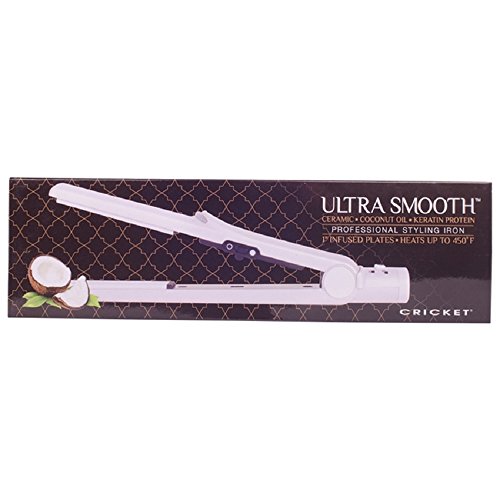 Plancha de Pelo Profesional Cricket Ultra Smooth 1 pulg Blanca miniatura 4