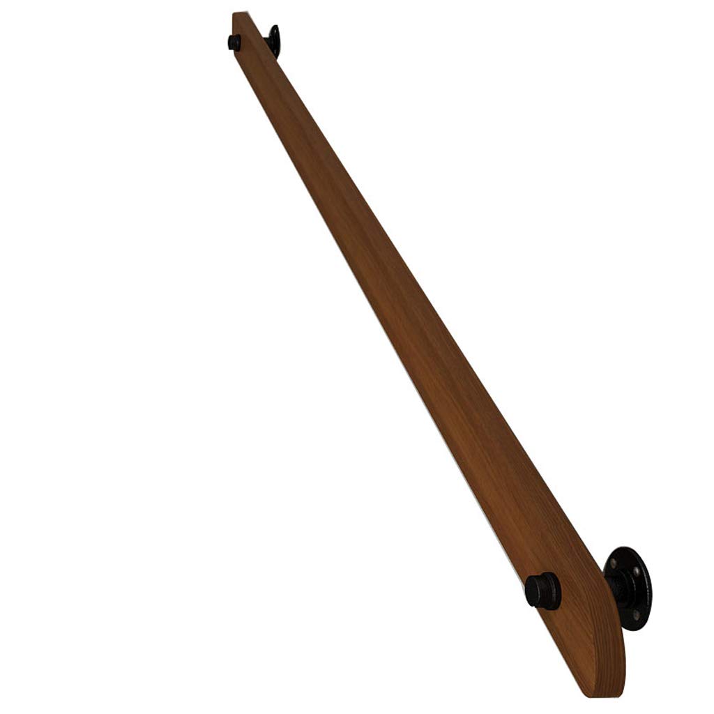 Rechteckiges Treppengeländer mit komplettem Bausatz aus Holz Indoor/Outdoor Loft Handlauf für Kinder Spielzimmer oder Kinderzimmer, verstellbares Stützset (30~300cm)
