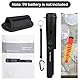 Diealles Shine Tragbarer Metalldetektor, Wasserdicht Pinpointer Metalldetektor mit Eingebautem LED Indicator, 360° Scan Pin Pointer Metallsucher für Treasue Hunt (Schwarz)
