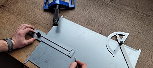 WRS Präz.-Streichmaß, mattverchromt, gelaserte Skala, mm-Teilung, Anreißkante gehärtet, Größen Name: 300 mm Meßb. INOX