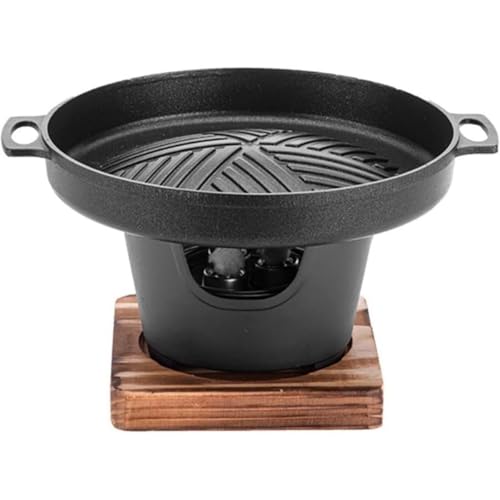 固形燃料使用卓上コンロ　3個セット　専用小鍋&焼肉鉄板各3個セット 固形燃料使用卓上コンロ 3個セット 専用小鍋&焼肉鉄板各3個