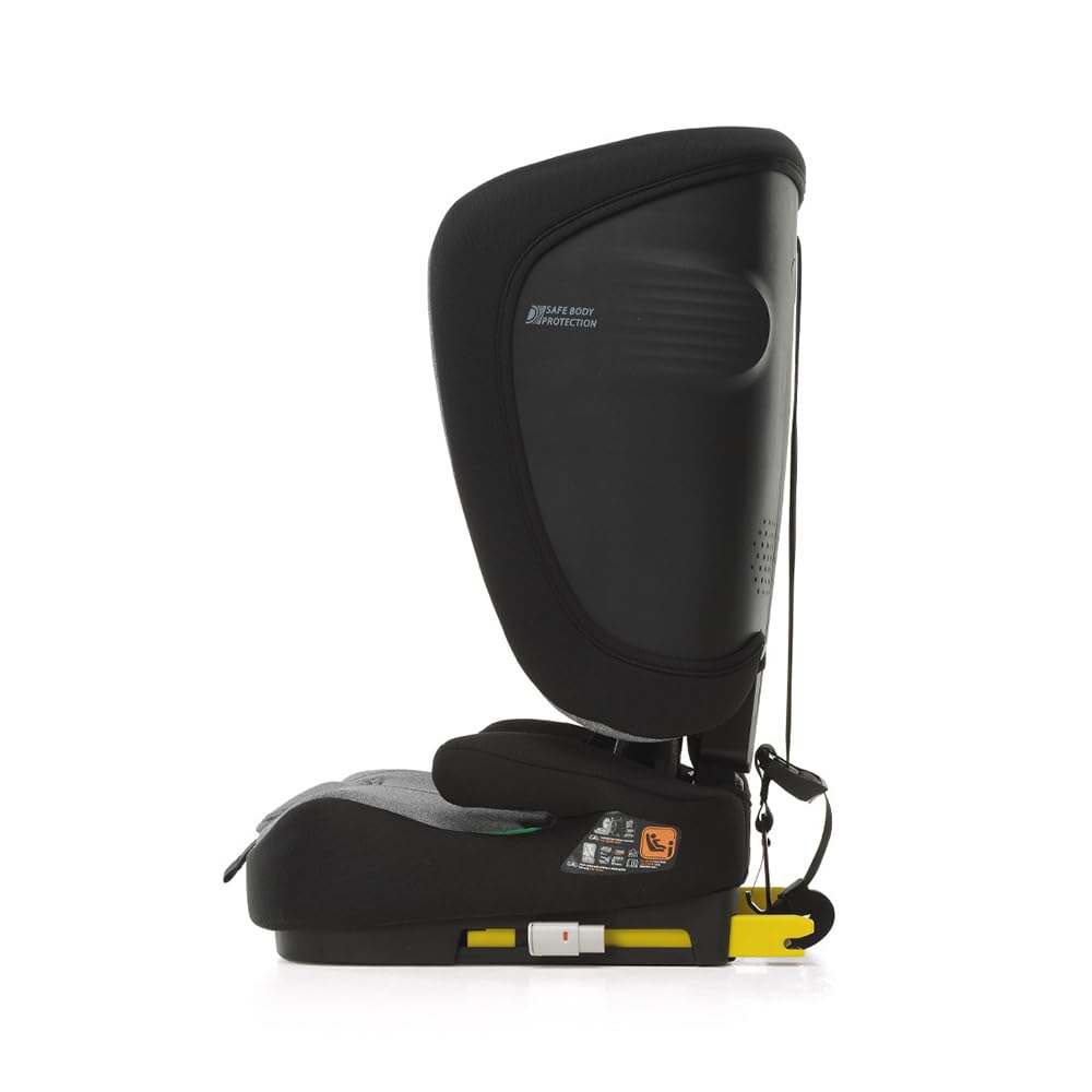 Foppapedretti Progress I-Size, seggiolino auto per bambini da 76 a 150 cm di altezza, 15mesi-12 anni, conforme ECE R129, Carbon