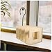 Homoyoyo Wooden Tabletop Book Stand and Vinyl Record Organizer Stylish Oak Desktop Display Rack for Books Magazines and Vinyl Records Sturdy Design Strong Load-Bearing Capacity