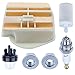 Adefol Chainsaw Air Filter Tune Up Kit For Husqvarna 450 Rancher 450 e II 445E II, 450 Rancher Air Filter with Fuel Filter Spark Plug Primer Bulb Bar Nut Parts for 531309681 544080803 503443201