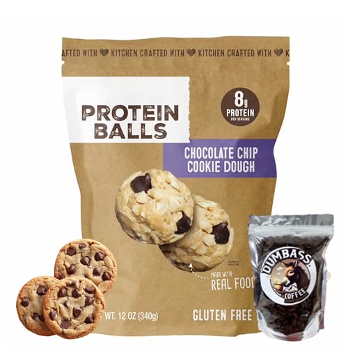 Chocolate Chip Cookie Dough Protein Balls 12 oz miniatura 1