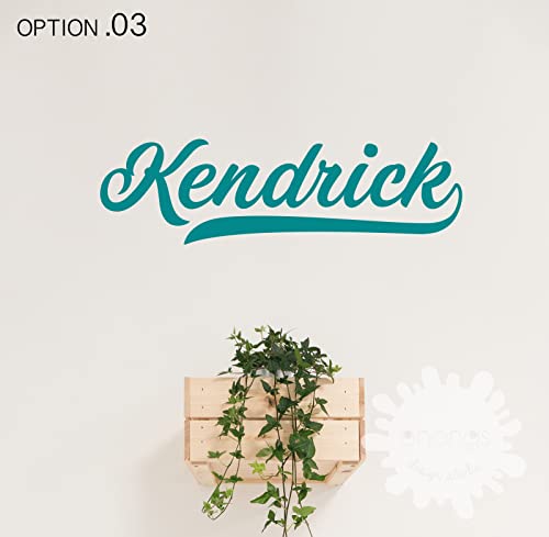 Vinilo decorativo personalizado con nombre miniatura 5