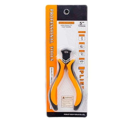 Juego de 3 alicates de acero para componentes delicados, corte de alambre de resorte y operaciones de espacio estrecho, herramientas de relojería de acero de alta resistencia