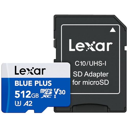 Lexar Blue Plus microSDXC UHS-I Karte, 512 GB