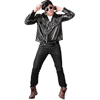 FIESTAS GUIRCA Chaqueta Rocker Biker para Hombre Disfraz -