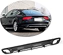 Auto Heckstoßstange Diffusor für Audi S7 S S-Linie 2011 2012 2013 2014,Heckstoßstange Lip Diffusor Splitter Spoiler Kratzschutz für die Hintere Lippe