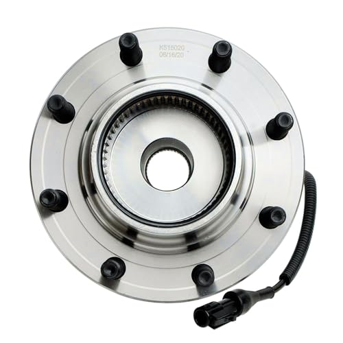 Image of Detroit Axle - 4WD Front Wheel Bearing Hubs for 99-04 Ford F-250 F-350 | Super Duty, 00-02 Ford Excursion, 2000 2001 2002 Wheel Bearing and Hubs Assembly [w /Coarse Thread] Replacement