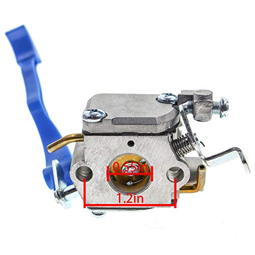 Carburetor for Husqvarna 125BX 125BVX 28CC Leaf Blower Replace 590460102 545081811 Zama C1Q-W37 with 581798001 Fuel Kit - Image 3