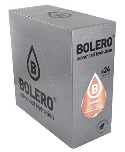 Bolero Bebida Instantánea Sin Azúcar, Sabor Yoghurt - Paquete de 24 x 9 gramos - Total 216 gramos