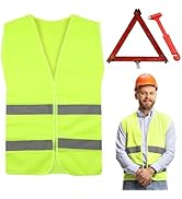 Triangolo Di Emergenza Pieghevole Per Auto - 29cm Lato, In Scatola Plastica | Per Auto, Moto, Camper - Foto 3