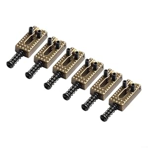 Meevrgr JK4T4 Metalowe Siodełka do Gitary 6 szt.