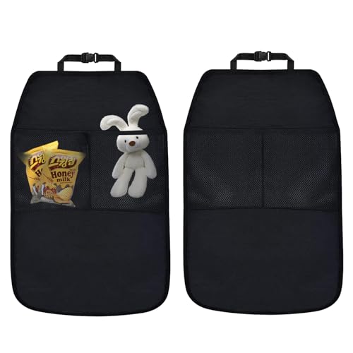 Futuhada 2 stuks rugleuningbescherming voor auto, waterdichte rugleuningbeschermer, universele achterbankbeschermer, anti-vuil rugleuningbescherming, autostoelbescherming achterkant kinderen met 2