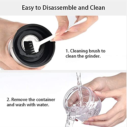 Jweweunyu Molinillo de café manual, mango plegable, ajuste ajustable, adecuado para camping y uso doméstico - Imagen 3