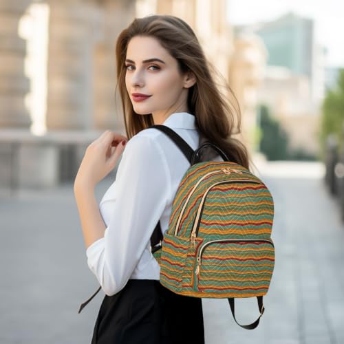 Mochila para mujer turquesa que soluciona el espacio con elegancia 6