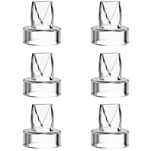 Image of Mompmuir Duckbill Valves Compatible with Momcozy/TSRETE/HAUTURE/PADRAM/LoveOfLive/OMFMF, Use with Wearable S9 Pro/S10/S12 Parts Replace, Wearable Breast Pump Accessories (6 Piece Set)