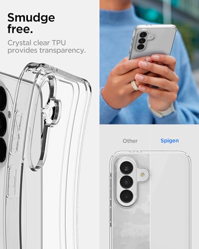 Image of Spigen Liquid Crystal Case for Samsung Galaxy A37 5G, Crystal Clear | Transparent, Flexible, Slim Fit, Thermoplastic Polyurethane, Glossy