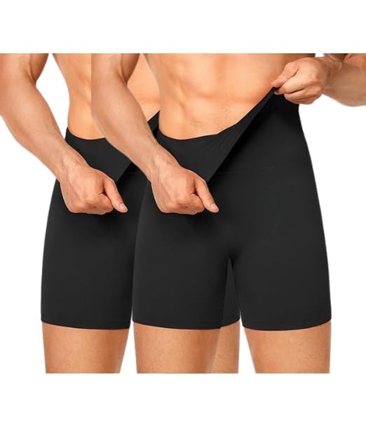 CULINA Tummy Tucker Men Shapewear Body Shaper for Mens Body Slimming Underwear Seamless Waist Trainer Men Tummy Control Shapewear for Gym Office