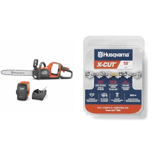 Husqvarna 350i 42V Power Axe & X-Cut S93G Chainsaw Chain