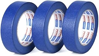 ADHES Blue Painters Tape,Blue Tape,Masking Tape for Painting,Paint Tape,no Residue Outdoor,UV Anti, 0.94 inch x 60 Yard, 6ROLLS