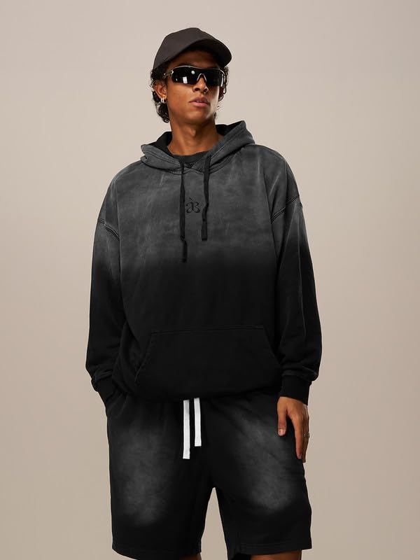 Aelfric Eden Essential Hoodie für Herren Oversized Ausgewaschener Kapuzenpullover Dicke Baumwolle Sweatshirt Streetwear Vintage Jacke