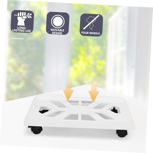 Soporte para CPU bajo el escritorio Uonlytech con ruedas, soporte para torre de computadora para hogar y oficina, superficie lisa, compatible con torres de computadora miniatura 3
