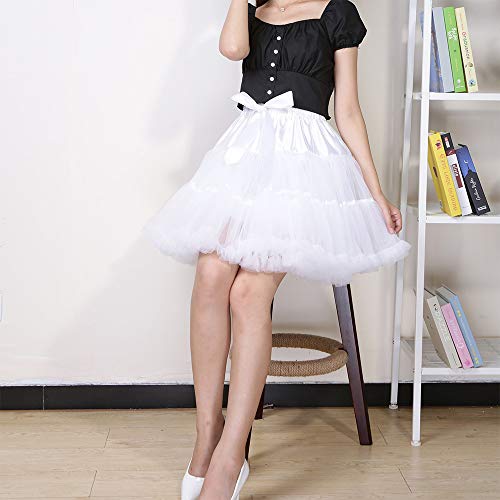 Tutu Skirt as Well as Petticoat Above Knee Underskirt Tulle Crinoline Slip4