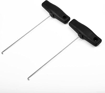 for Mercedes-Benz Instrument Cluster Removal Pulling Hook Tool, Alloy + Plastic, 154mm Length, 2-Pack