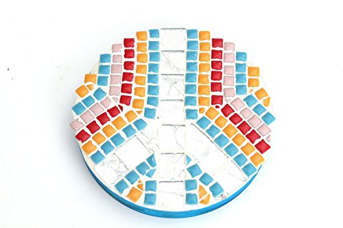 Milltown Merchants 4/10 Inch (10 Mm) Ceramic Mini Mosaic Tile, 1 Pound (16 Oz. Bag) (1 Pound, Baby Pink) #TOP5