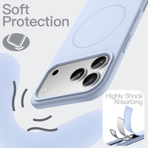 Image of JETech Magnetic Silicone Cover Case for iPhone New Pro, Light Blue