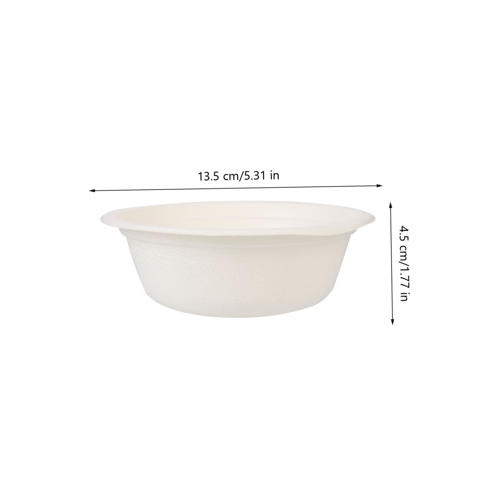 BESTYASH 50Pcs Bowls Soup and Noodle Containers for Camping Parties Events and Food Storage